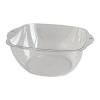 Transparent PET Plastic Wash Basin, Portable, Large Capacity, Versatile, Modern Design view 1