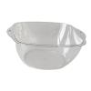 Transparent PET Plastic Wash Basin, Portable, Large Capacity, Versatile, Modern Design view 4
