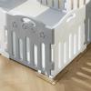balacoo 8-Piece Playpen Stabilizer Set, PE, with Adhesive Pads for Securely Fixing Playpens for Babies and Pets view 4