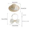 Dog Visor with Pearl Collar view 2