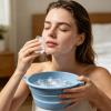 Face Ice Bowl - Foldable Silicone Facial Cooling Bowl with Handles view 2
