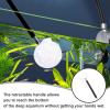 SOLUSTRE Fine-Mesh Shrimp Net with Telescoping Stainless Steel and Nylon Handle view 3