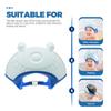 Outanaya Baby Bathing Cap for Face and Ear Protection, Blue view 3
