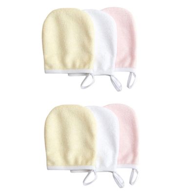 CORHAD 6-Piece Microfiber Facial Cleansing Pads, Super Soft, Reusable, Random Color