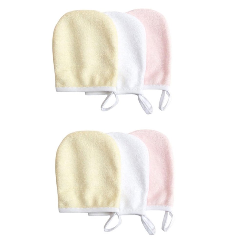 CORHAD 6-Piece Microfiber Facial Cleansing Pads, Super Soft, Reusable, Random Color