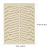 Abaodam 1 mm Silicone Eyebrow Practice Skin, 10 Pairs for Microblading view 2