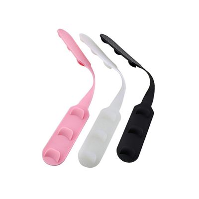 Silicone Mask Strap Extension Buckles, Black, 4 pcs