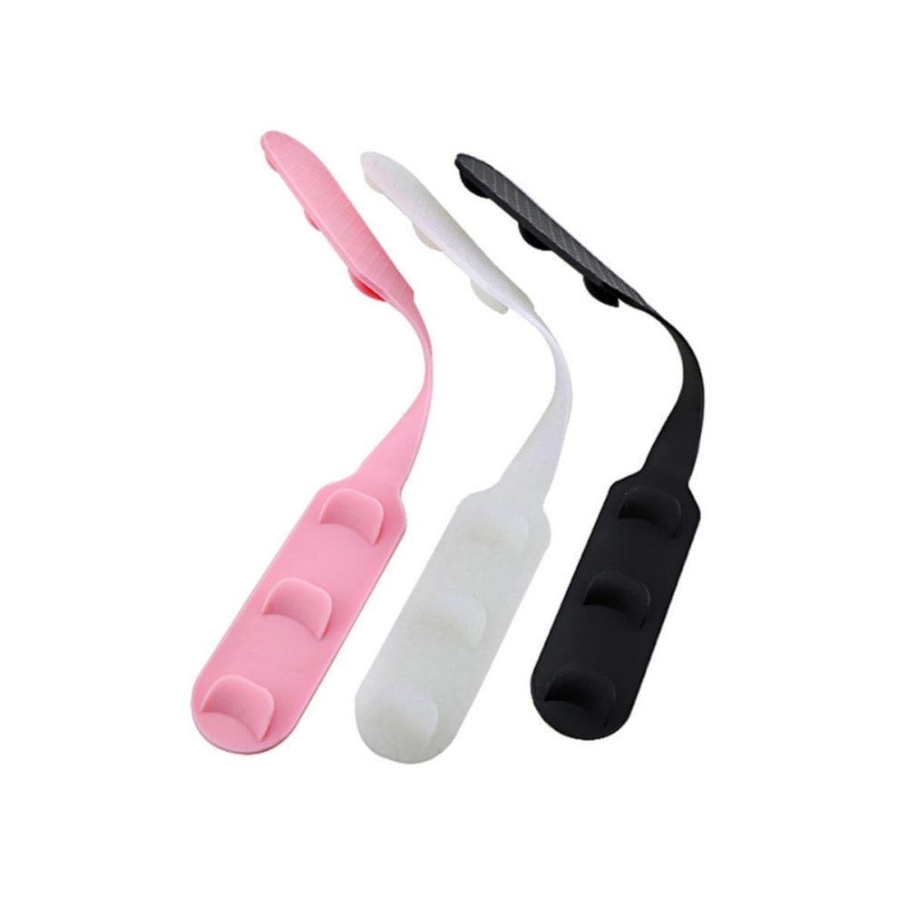 Silicone Mask Strap Extension Buckles, Black, 4 pcs