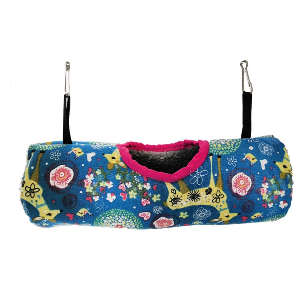 GATHINESS Plush Hamster Hammock, Lightweight Warm Tunnel Bed for Hamsters and Sugar Gliders