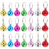 DINHEAROM 24-Piece Multifunctional Metal Cat Bells, Cute Pet Bells for Cats and Dogs, Decorative Accessories and Gifts view 1