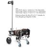 Adjustable Dog Wheelchair for Front and Hind Legs view 2