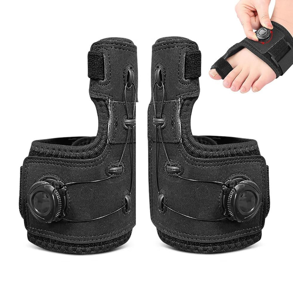 GUSHE 2-Pack Bunion Correctors with Dial Adjustment