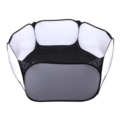 Foldable Dog Playpen with Mat, Non-Slip Enclosure