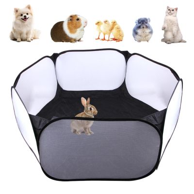 Dog Playpen with Padded, Waterproof, Foldable Enclosure