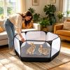 Portable Waterproof Foldable Cat Playpen view 3