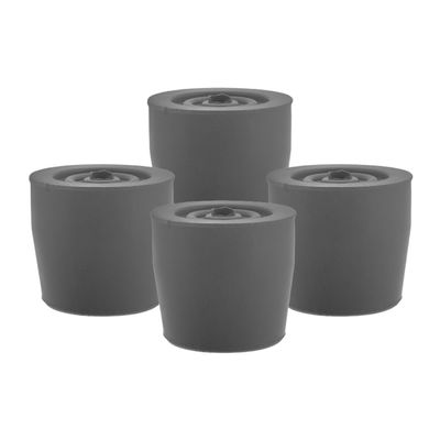 Adorainbow 4-Pack Non-Slip Rubber Tips for Walking Canes and Mobility Aids