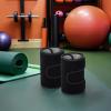 BUTIFULSIC Adjustable Black Neoprene Fitness Thigh Bands for Muscle Stabilization and Calorie Burning view 4