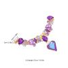 Homoyoyo Adjustable Dog Collar with Rhinestone Heart Pendant view 2