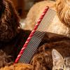 Dog Metal Comb, Stainless Steel Universal Anti-Static - Cat Grooming Comb view 2