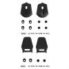 Replacement Heel Pads for RC901, RC902 and RC903 Road Cycling Shoes, Wear-Resistant ABS Repair Pads, Black, 2-Piece Set view 4