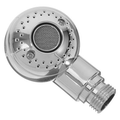 Artibetter Adjustable ABS Faucet Shower Head with Durable Design and Water-Saving Spray Patterns for Pet Grooming and Home Spa Chairs, Silver
