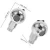 Artibetter Adjustable ABS Faucet Shower Head with Durable Design and Water-Saving Spray Patterns for Pet Grooming and Home Spa Chairs, Silver view 2