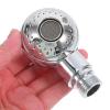Artibetter Adjustable ABS Faucet Shower Head with Durable Design and Water-Saving Spray Patterns for Pet Grooming and Home Spa Chairs, Silver view 4