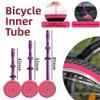 Ultra-Light 38 g Bicycle Inner Tube with Metal Valve, Puncture-Resistant, for 700c Wheels, Pink view 2