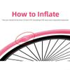 Ultra-Light 38 g Bicycle Inner Tube with Metal Valve, Puncture-Resistant, for 700c Wheels, Pink view 3