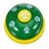 Dog Training Bell with Green Paw Print view 1