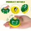 Dog Training Bell with Green Paw Print view 3