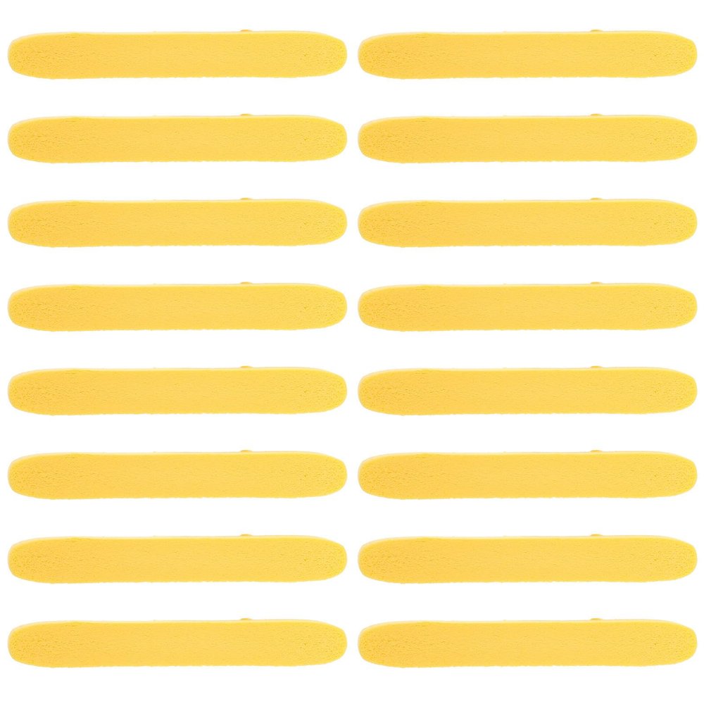ibasenice Compressed PVA Exfoliating Facial Sponges, 50 Pieces, Portable Yellow Cosmetic Sponges for Facial Cleansing and