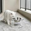 Transparent Acrylic Stand for Cat and Dog Bowls view 3