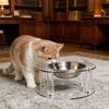 Transparent Acrylic Stand for Cat and Dog Bowls view 4