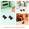 Abaodam 6-Piece Plastic Hair Dryer Nozzle Set with Narrow Concentrator, Flat Nozzle and Diffuser view 3