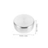 HOMOCONO Stainless Steel Shaving Bowls, 4-Pack, Round with Lids view 2