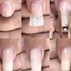 CTIRCHIU Nail Extensions, Easy to Apply, 100 White Fiberglass Pieces with Adjustable Length view 2