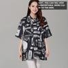 Hairdressing Smock with Zipper and Pockets, XL, Black view 4