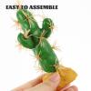 Realistic Reptile Plant Decor Made of Resin and Plastic view 3