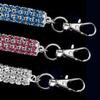 ELEOUTI Crystal Pet Collar with Heart-Shaped Metal Pendant view 3