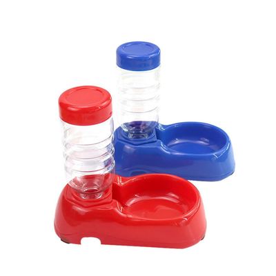 INOOMP Automatic Pet Water Fountain, 350 ml Plastic, Unique Design for Cats