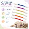knwfeo Catnip Sticks, 6 Count, Chew Toys for Cats view 2
