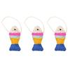 JECOMPRIS Sisal Cat Toy - Durable Fish-Shaped Scratching Toy (3 Pack) view 1