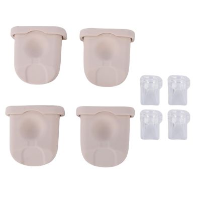 Fabater Flange Inserts, 4 Duckbill Valves & 4 Membranes, Portable Breast Pump Parts