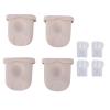 Fabater Flange Inserts, 4 Duckbill Valves & 4 Membranes, Portable Breast Pump Parts view 1