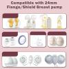 Fabater Flange Inserts, 4 Duckbill Valves & 4 Membranes, Portable Breast Pump Parts view 4