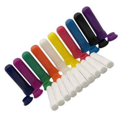 KOCKSHION Refillable Cotton and Plastic Nasal Bottles - 20 Pack