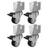 4-Piece Heavy-Duty Furniture Caster Wheels, 1.25-Inch Swivel Casters view 1