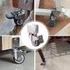 4-Piece Heavy-Duty Furniture Caster Wheels, 1.25-Inch Swivel Casters view 4