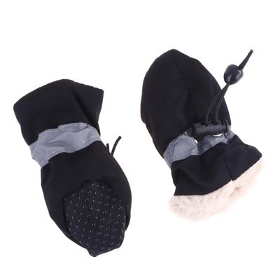 Abaodam 4-Pack Dog Shoes with Anti-Slip Soles